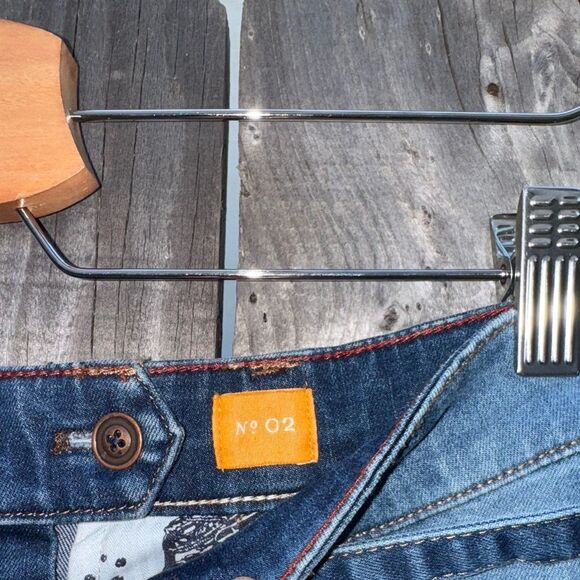 Anthropologie Pilcro and the Letterpress Distressed Denim Midi Skirt Size 2 - Picture 12 of 12